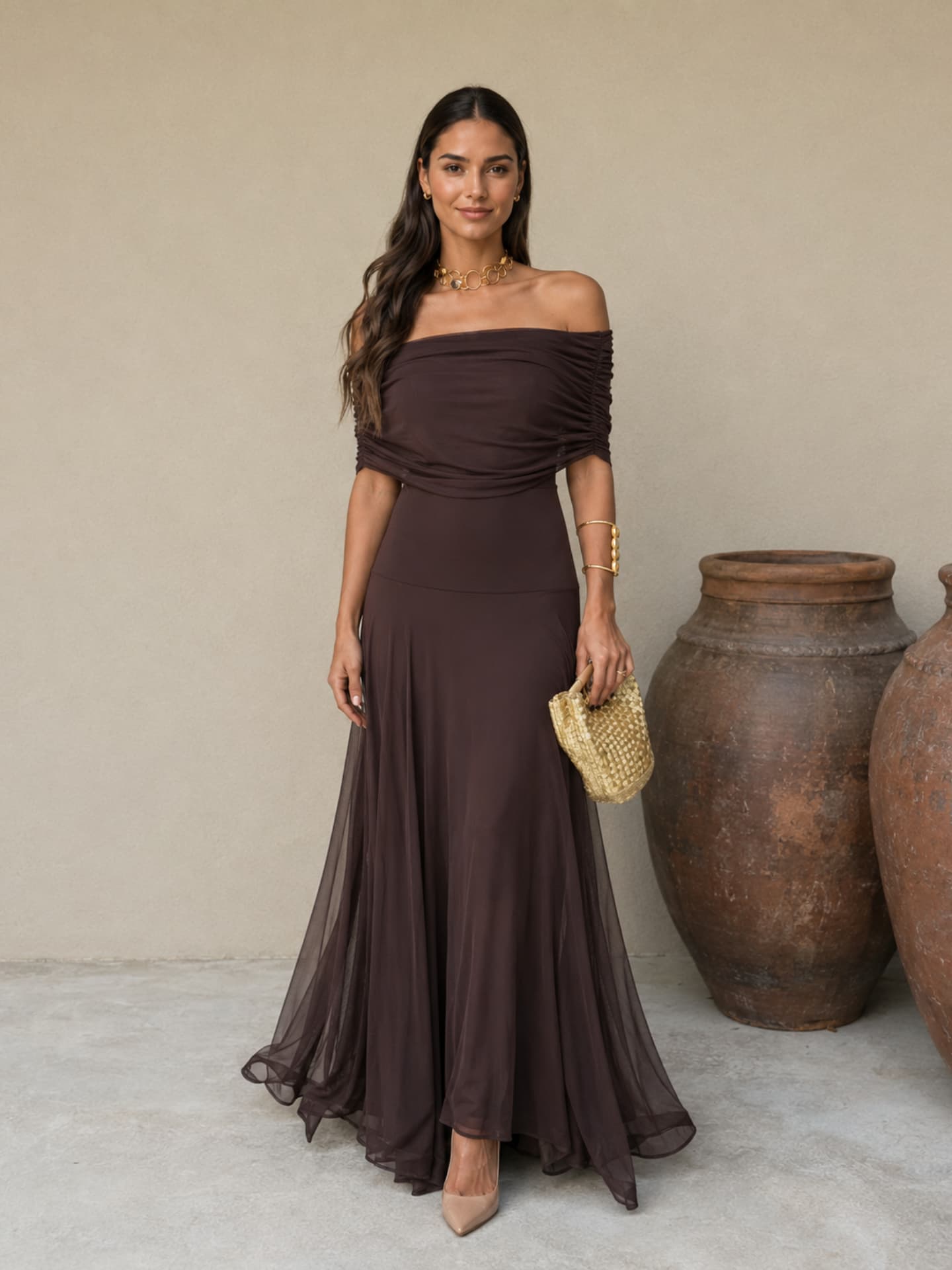 Vestido Ébano Elegante
