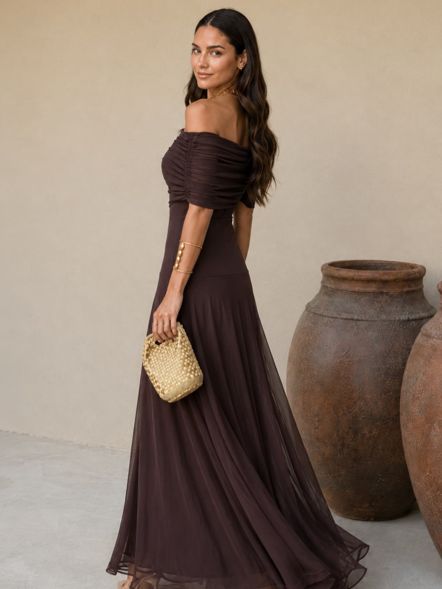 Vestido Ébano Elegante