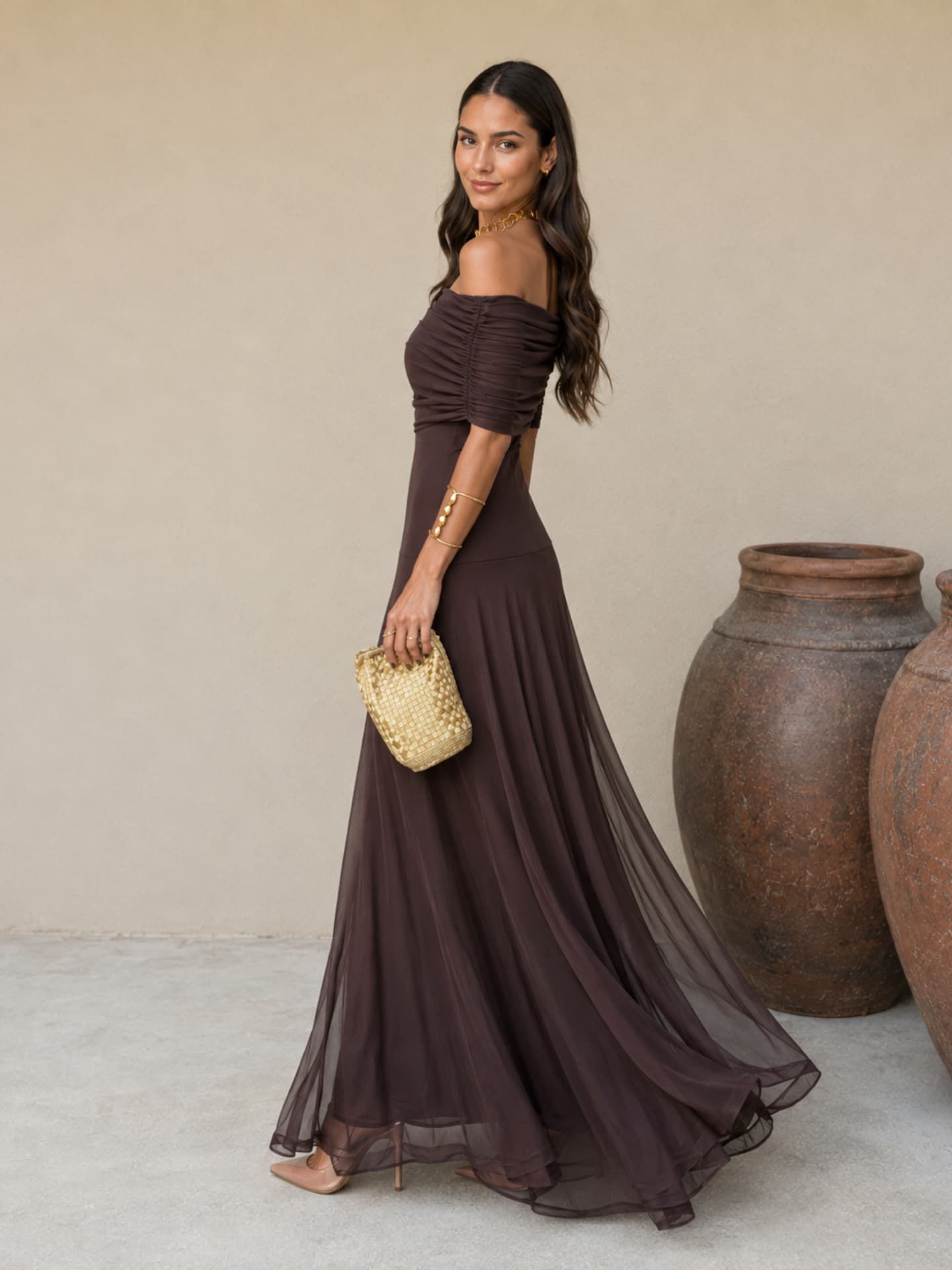 Vestido Ébano Elegante