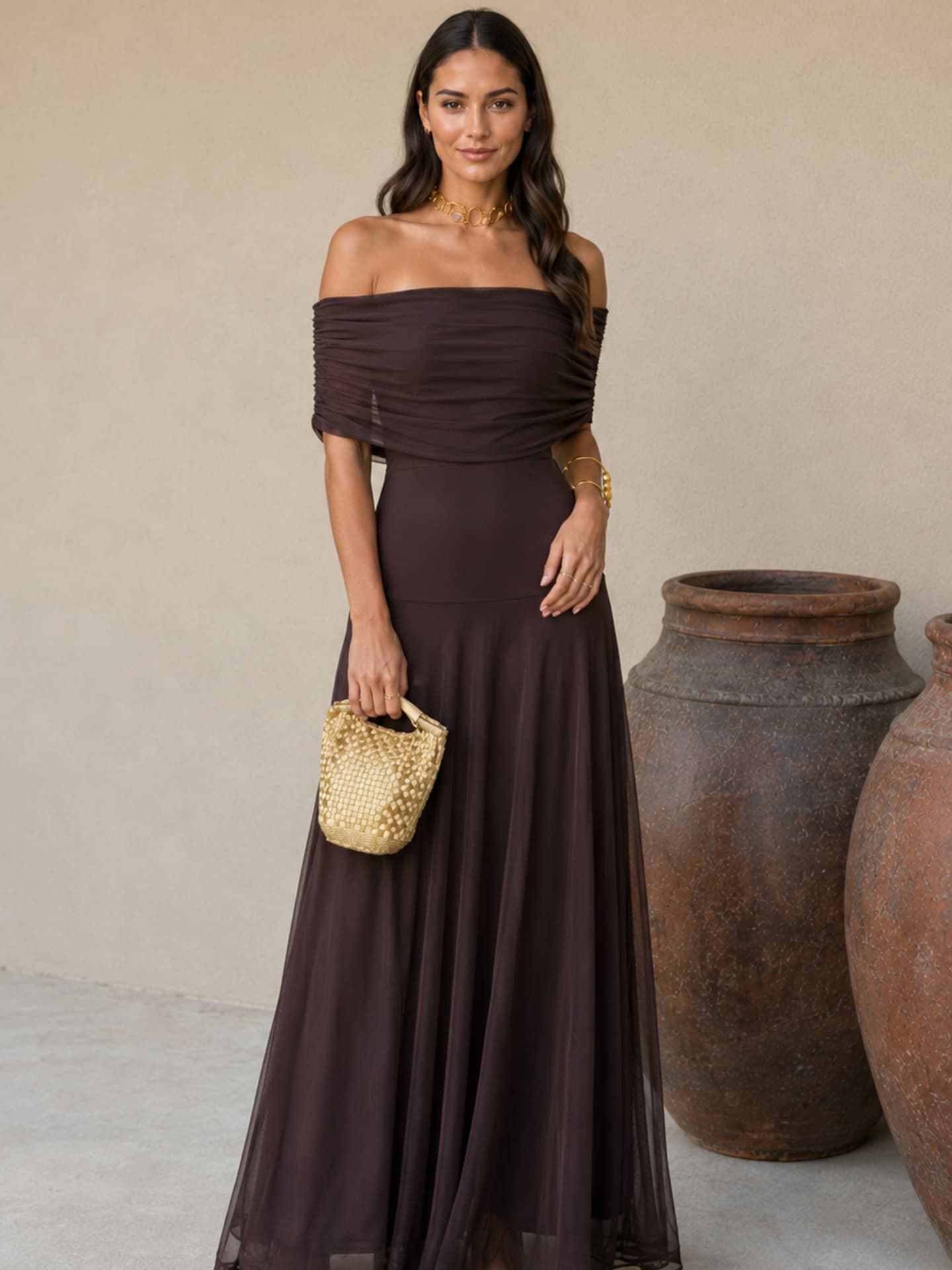 Vestido Ébano Elegante