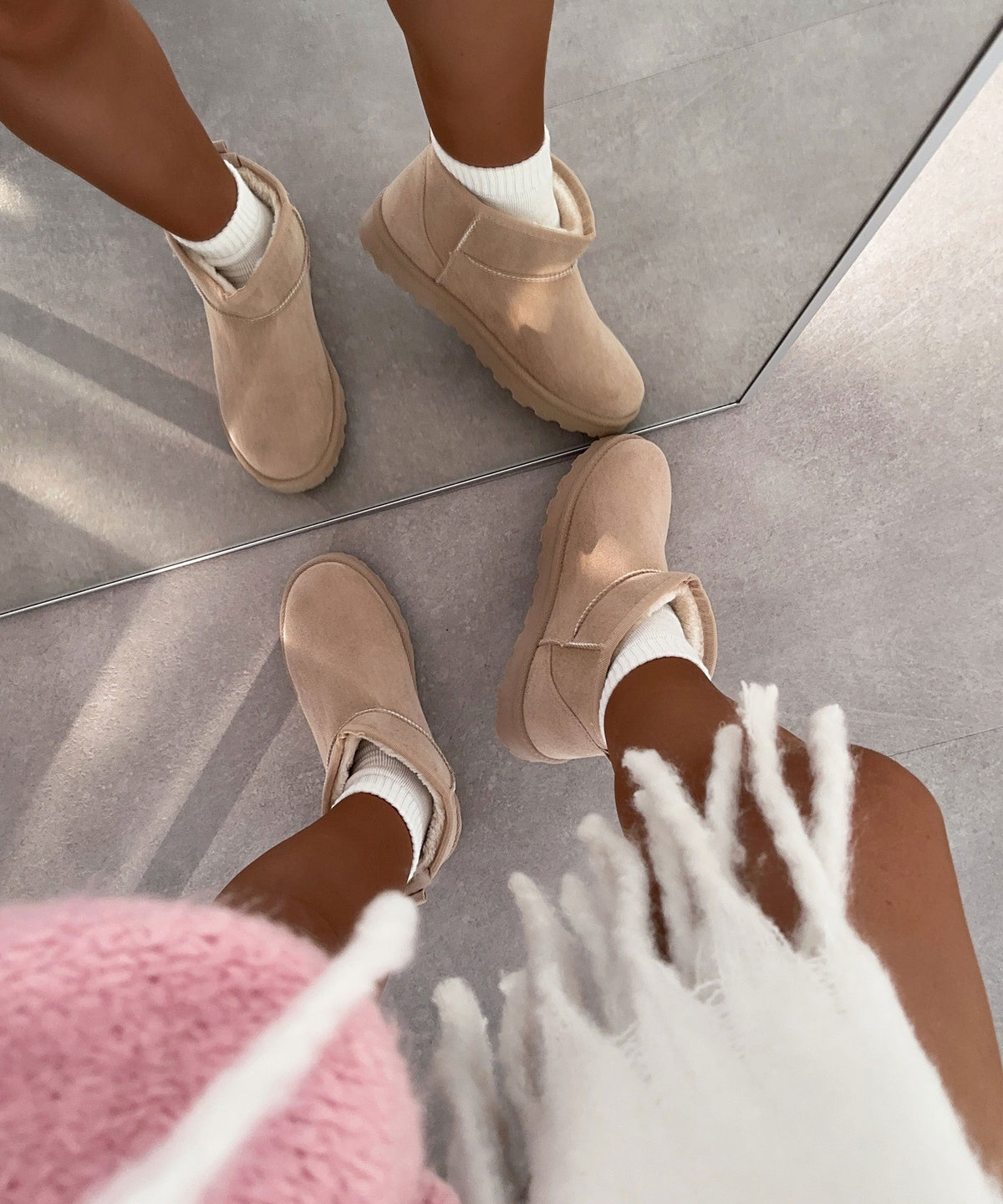 Botines Alba Beige