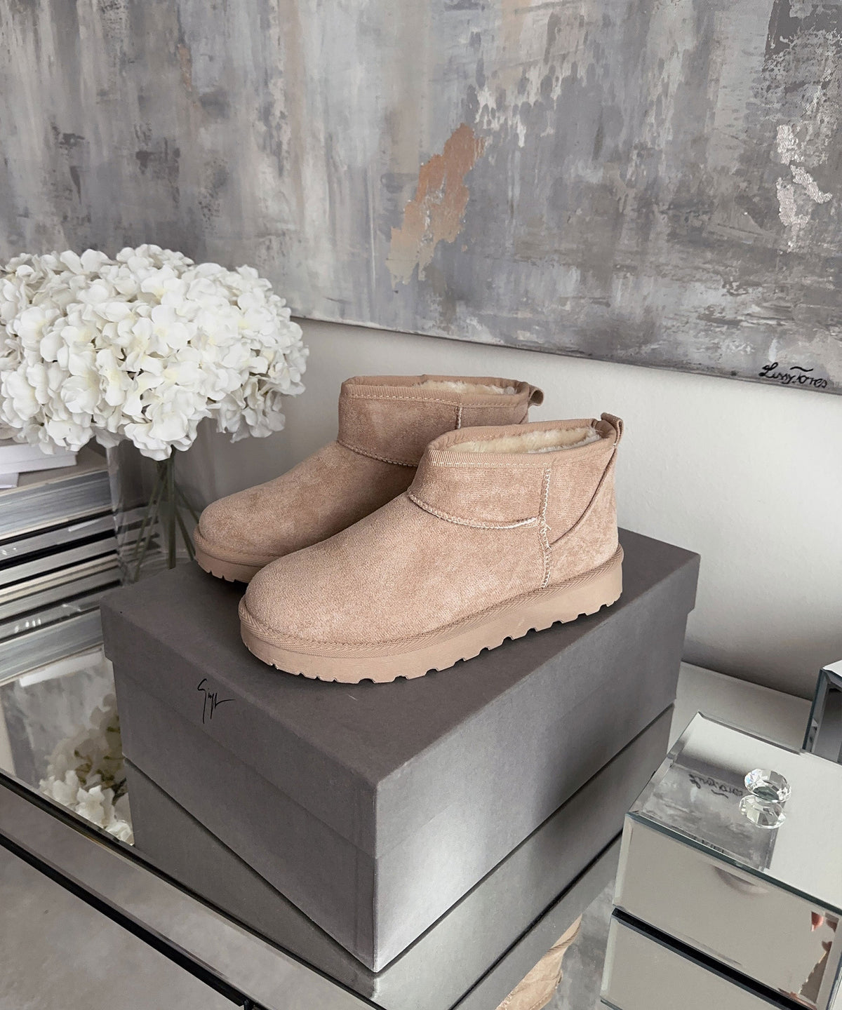 Botines Alba Beige