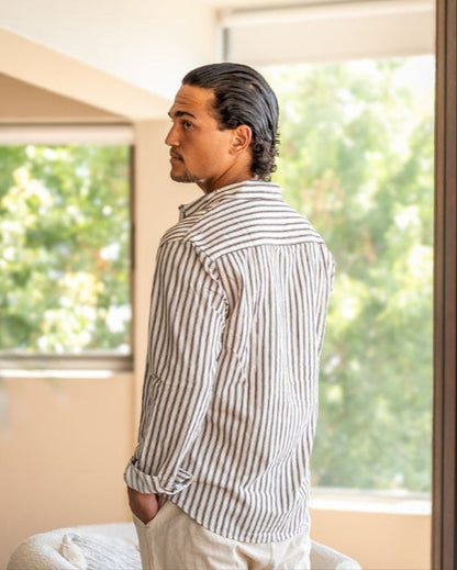 CAMISA DE RAYAS PARA CABALLERO
