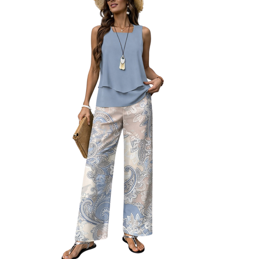 CONJUNTO COSTERA PAISLEY