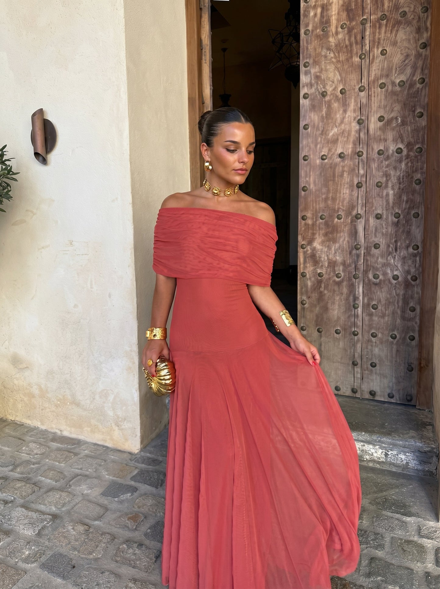 Vestido Coral