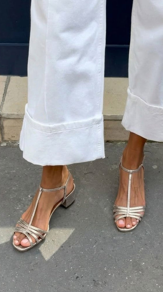 ALLEGRA | SANDALIAS DORADAS PARA LA ELEGANCIA COTIDIANA