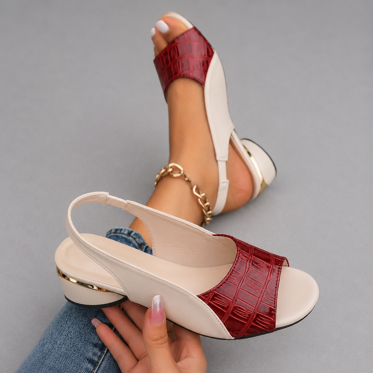 SANDALIAS ORTOPÉDICAS ELEGANTES