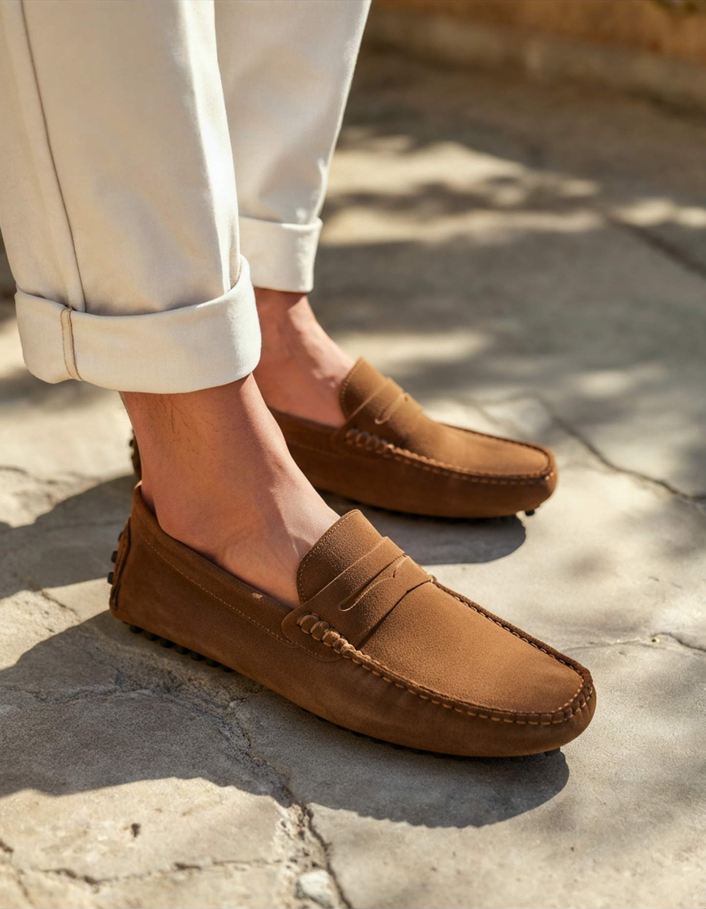 MOCASINES DE ANTE PARA CONDUCCIÓN