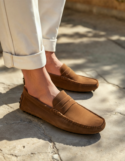 MOCASINES DE ANTE PARA CONDUCCIÓN