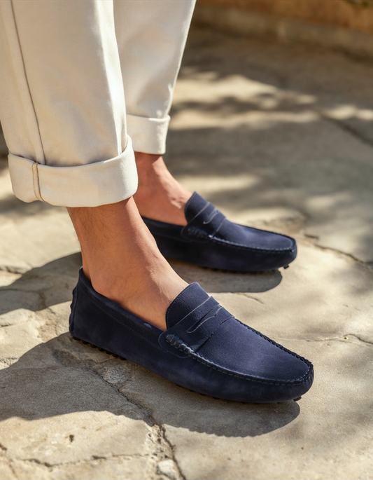 MOCASINES DE ANTE PARA CONDUCCIÓN