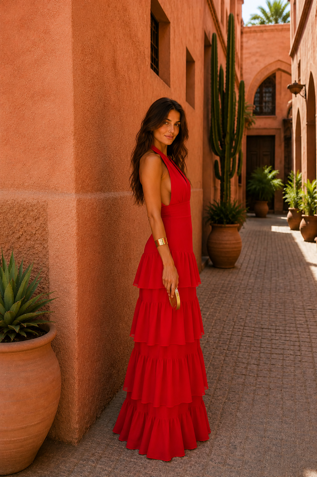 Vestido Carmesí
