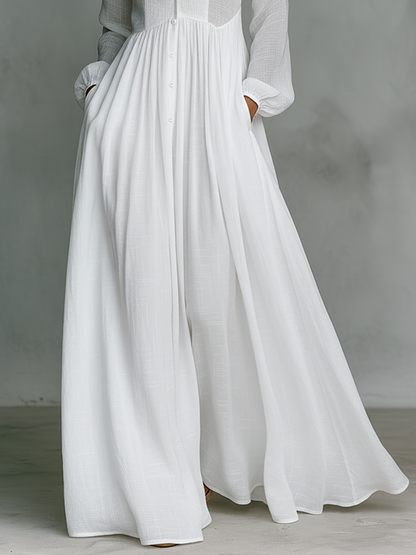 VESTIDO MAXI MINIMALISTA