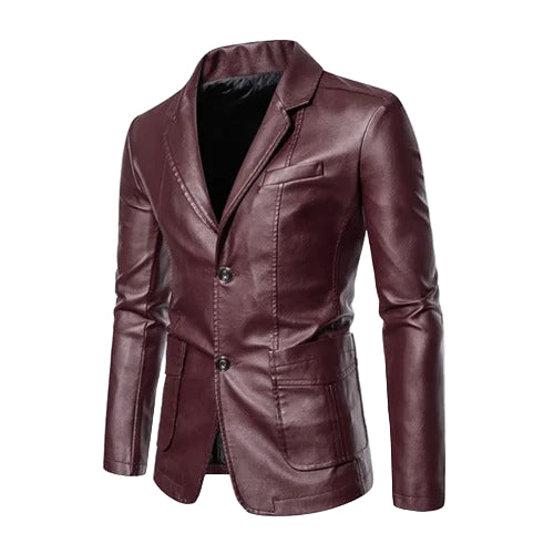 Blazer Adrián Efecto Piel