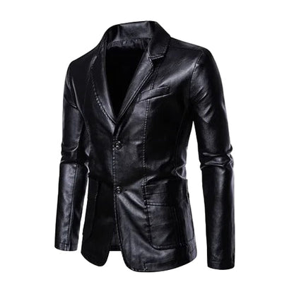 Blazer Adrián Efecto Piel