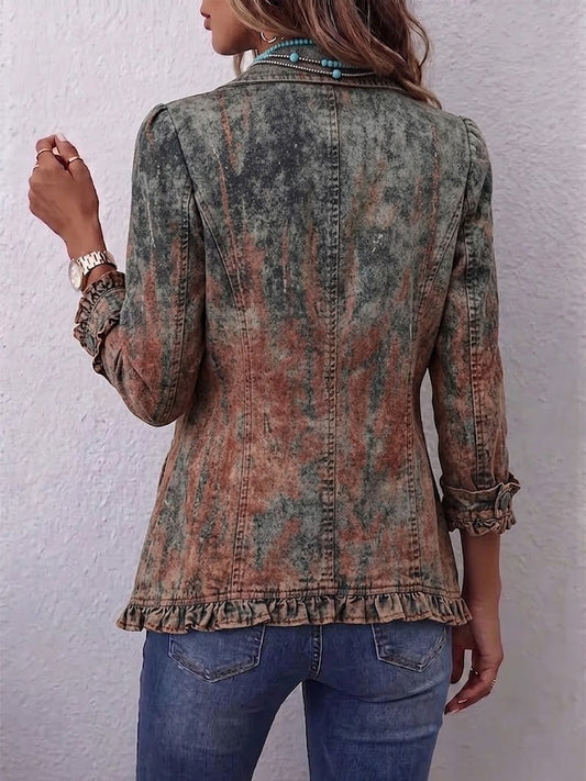 Chaqueta Inés Efecto Desgastado
