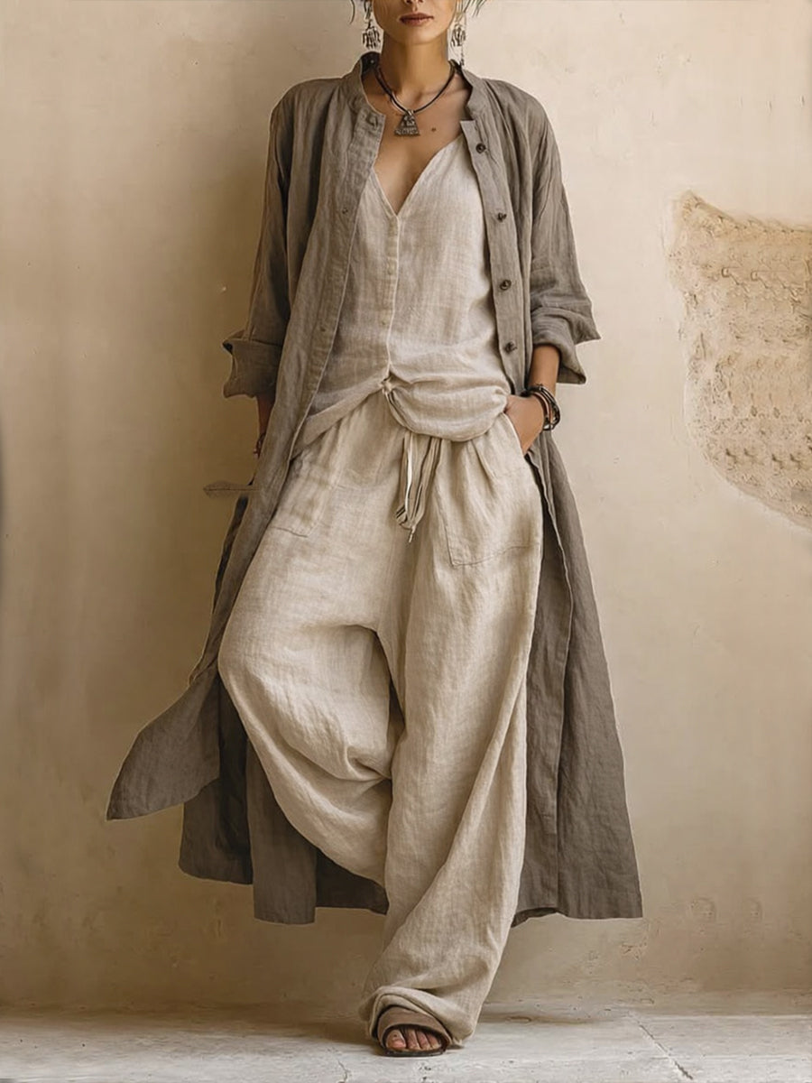 VALENTINA | TRAJE SUAVE CON ABRIGO
